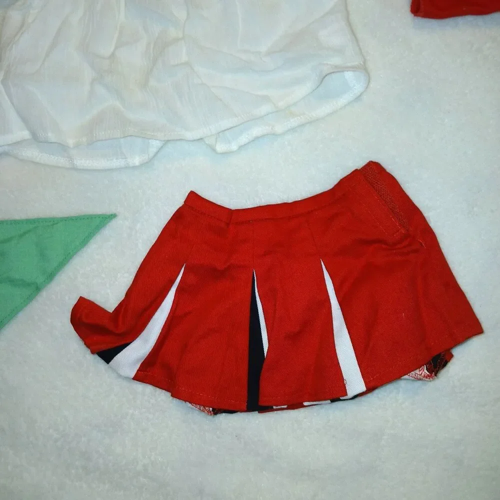 American Girl Doll Clothing Lot of 8 Pieces Pants Top Hat Scarf Tights No Doll